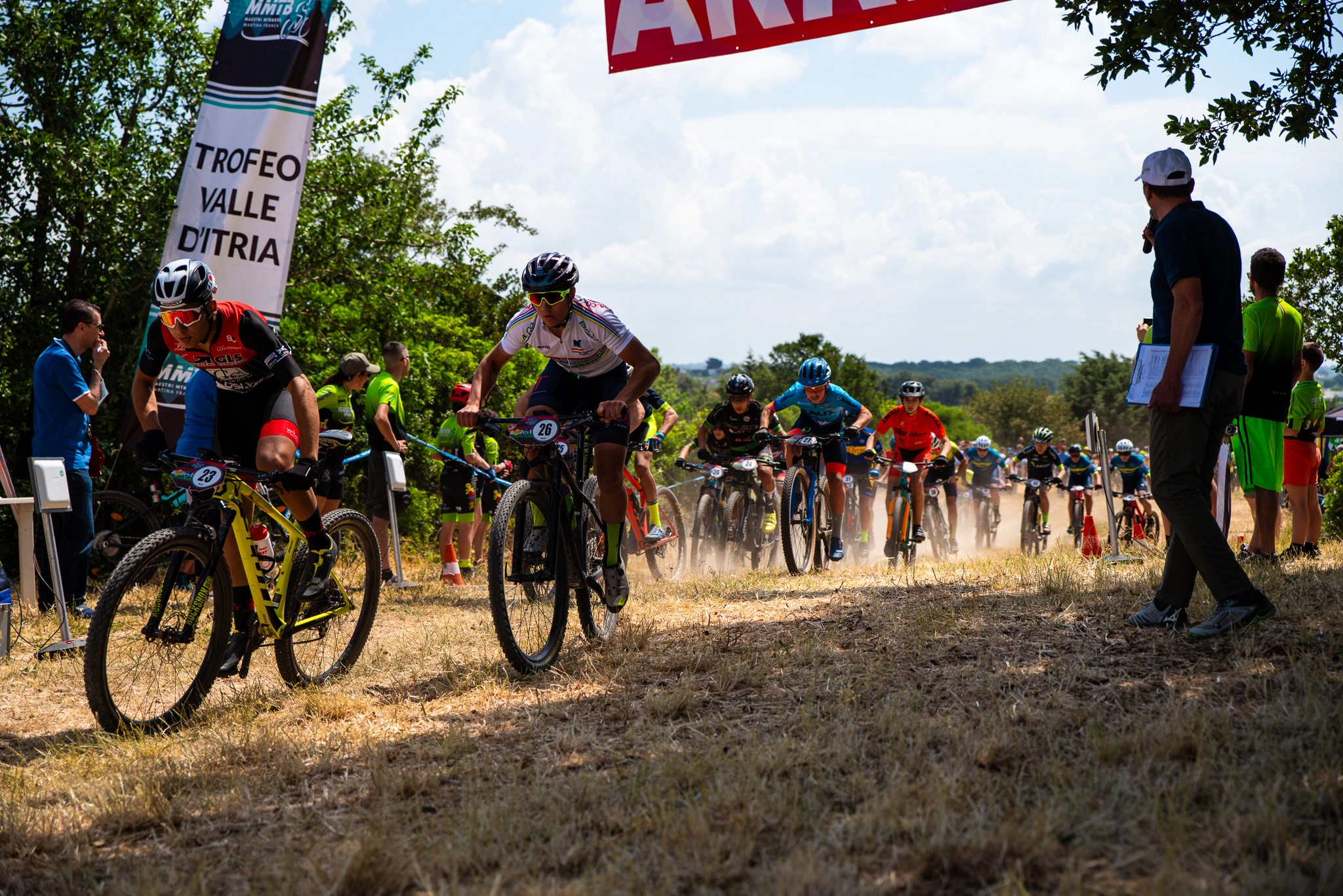 Allenamento della scuola Maestri MTB e BDS